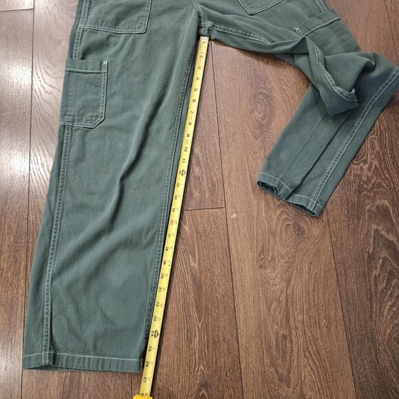 Garage Dani Carpenter Mid Rise Cotton Cargo Pants Trekking Green Size 5 - Picture 14 of 16